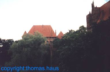 Blick auf den Hochmeisterpalast