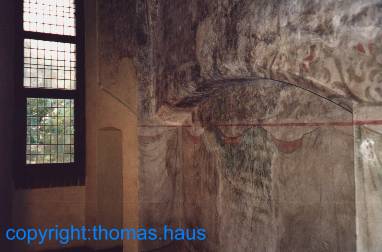 Fresko in der Hochmeisterkammer