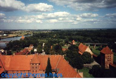 Blick vom Turm der Marienkirche