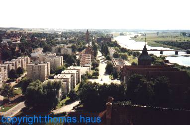 Blick vom Turm der Marienkirche (Stadt Marieburg)